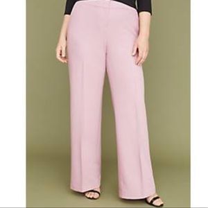Mauve Allie Wide Leg Pant - Textured